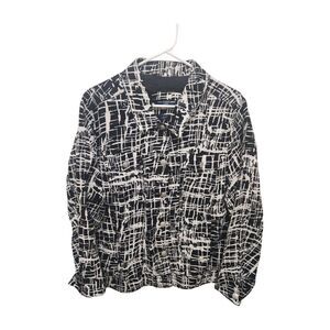 Saint Tropez West Linen Blazer Shacket 2X